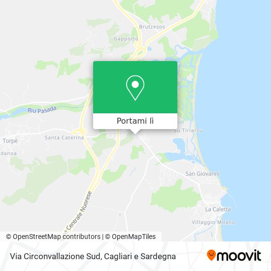 Mappa Via Circonvallazione Sud
