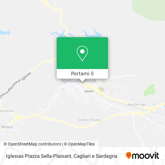 Mappa Iglesias Piazza Sella-Plaisant