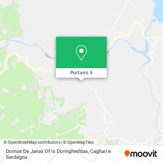 Mappa Domus De Janas Of Is Domigheddas