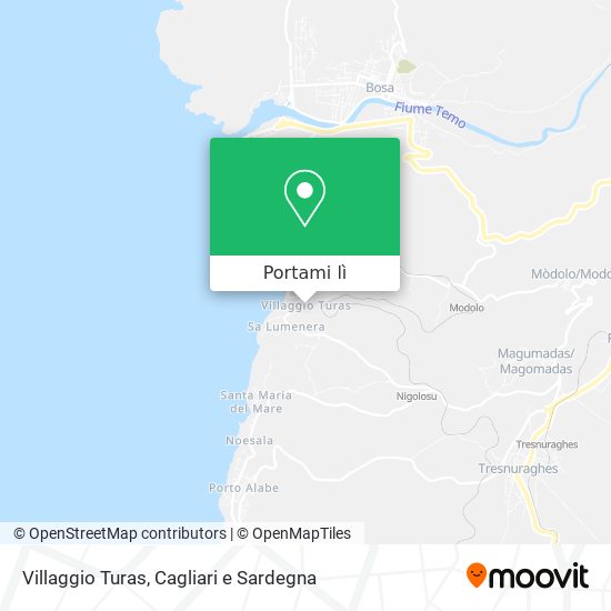 Mappa Villaggio Turas