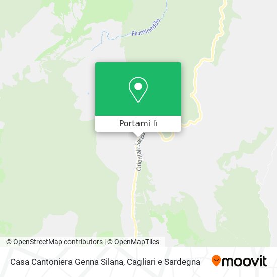 Mappa Casa Cantoniera Genna Silana