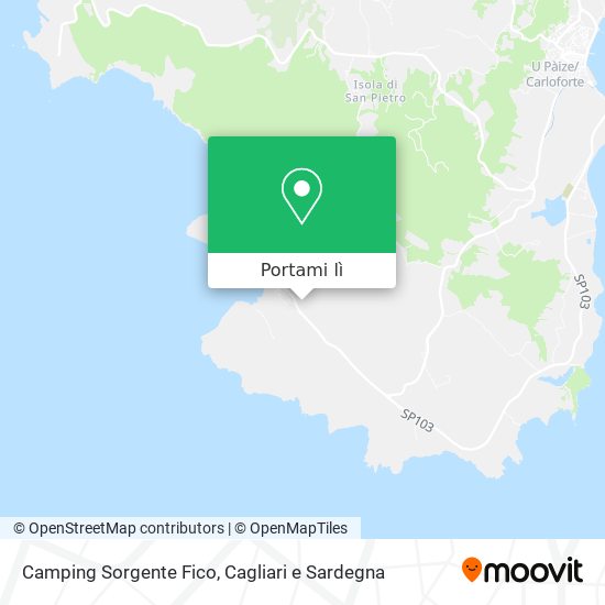 Mappa Camping Sorgente Fico