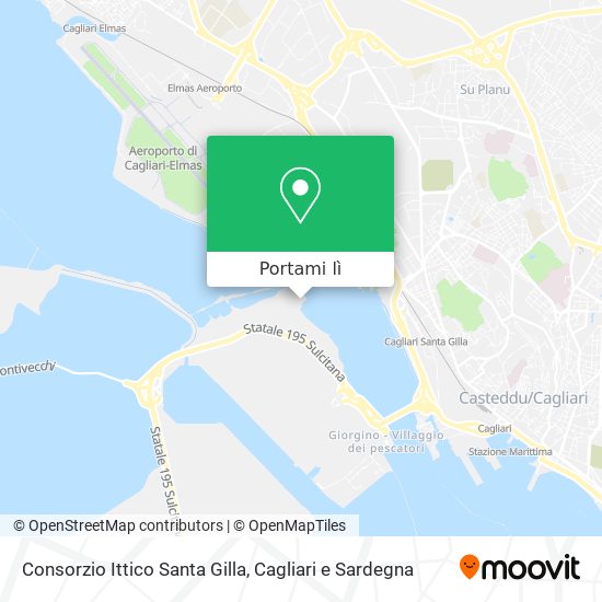 Mappa Consorzio Ittico Santa Gilla
