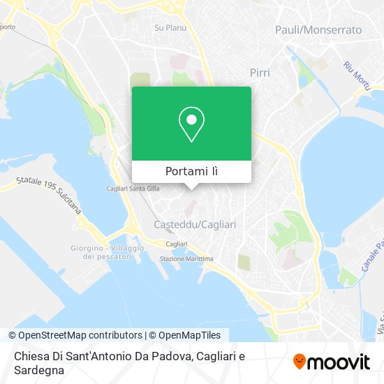 Mappa Chiesa Di Sant'Antonio Da Padova