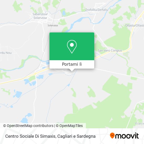 Mappa Centro Sociale Di Simaxis
