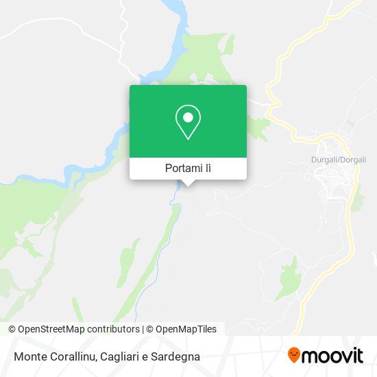 Mappa Monte Corallinu