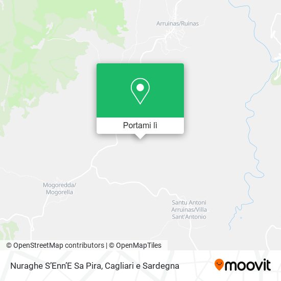 Mappa Nuraghe S’Enn’E Sa Pira