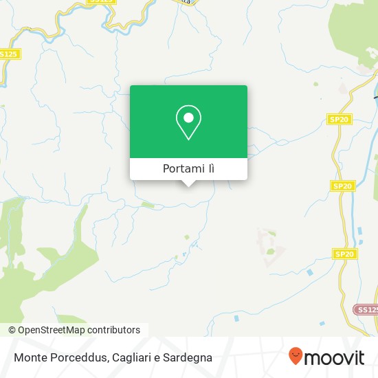 Mappa Monte Porceddus