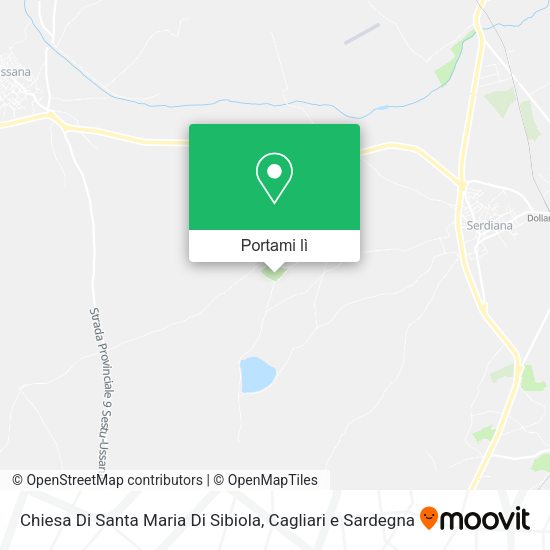 Mappa Chiesa Di Santa Maria Di Sibiola