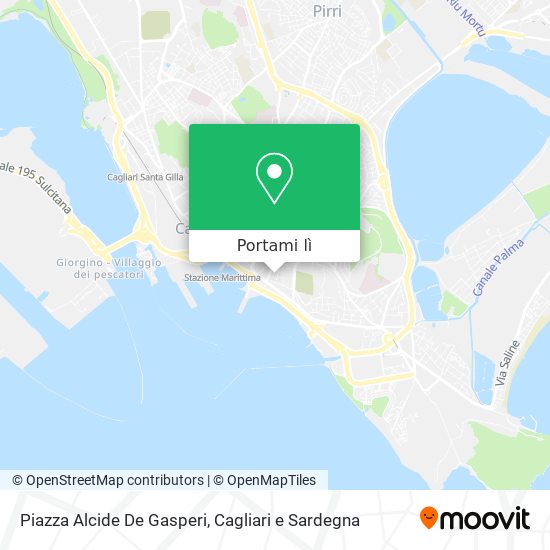 Mappa Piazza Alcide De Gasperi