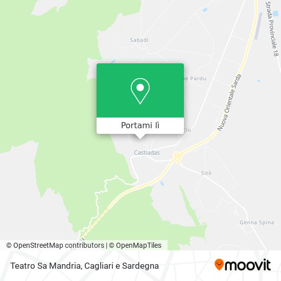 Mappa Teatro Sa Mandria