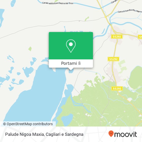 Mappa Palude Nigoa Maxia