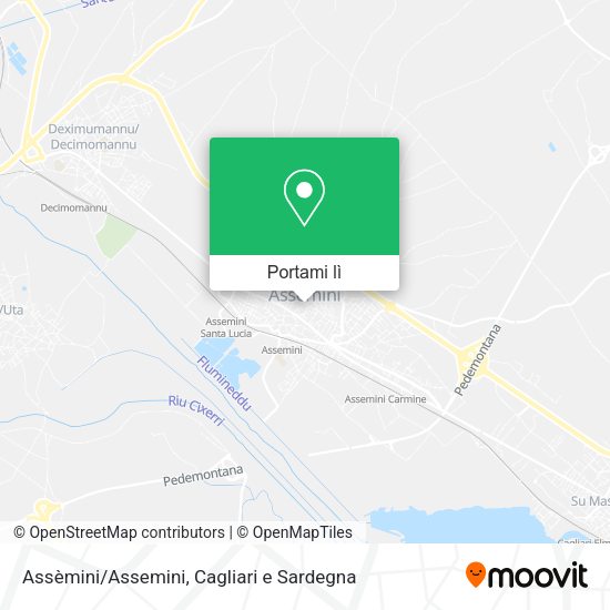 Mappa Assèmini/Assemini