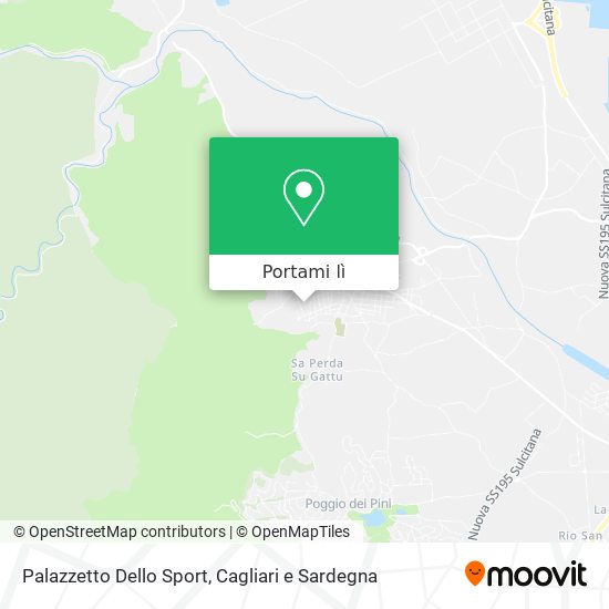 Mappa Palazzetto Dello Sport