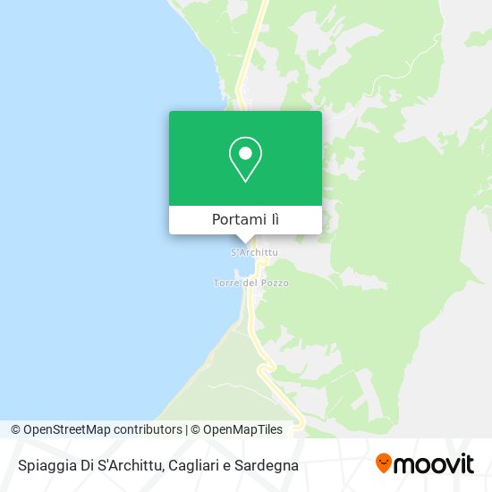 Mappa Spiaggia Di S'Archittu