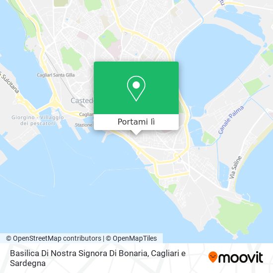 Mappa Basilica Di Nostra Signora Di Bonaria