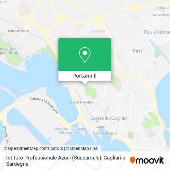 Mappa Istituto Professionale Azuni (Succursale)