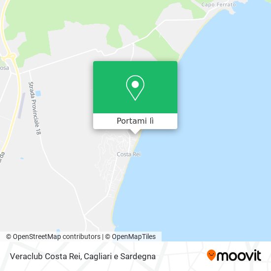 Mappa Veraclub Costa Rei