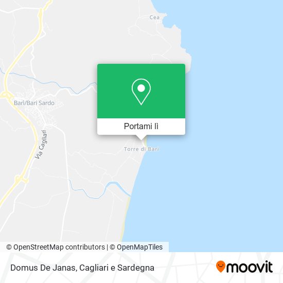 Mappa Domus De Janas