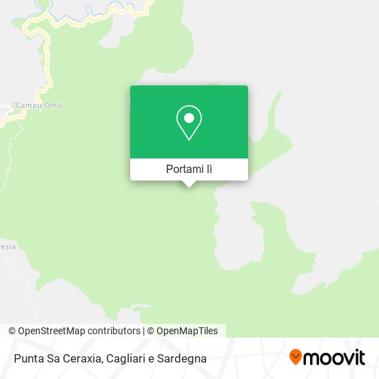 Mappa Punta Sa Ceraxa