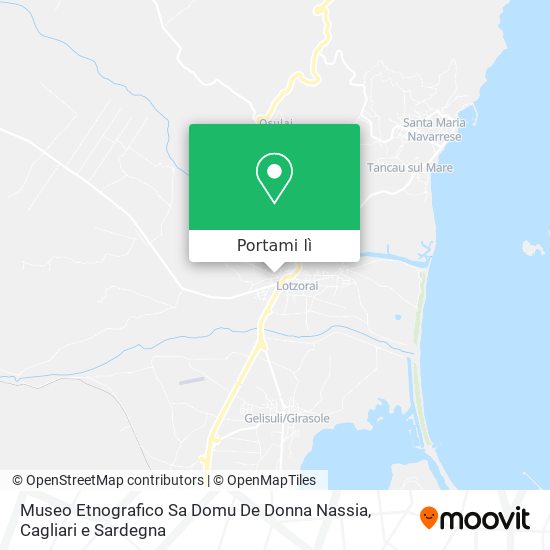 Mappa Museo Etnografico Sa Domu De Donna Nassia