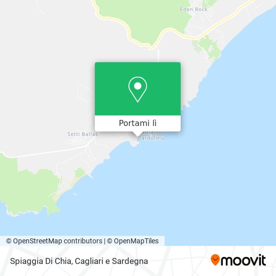 Mappa Spiaggia Di Chia