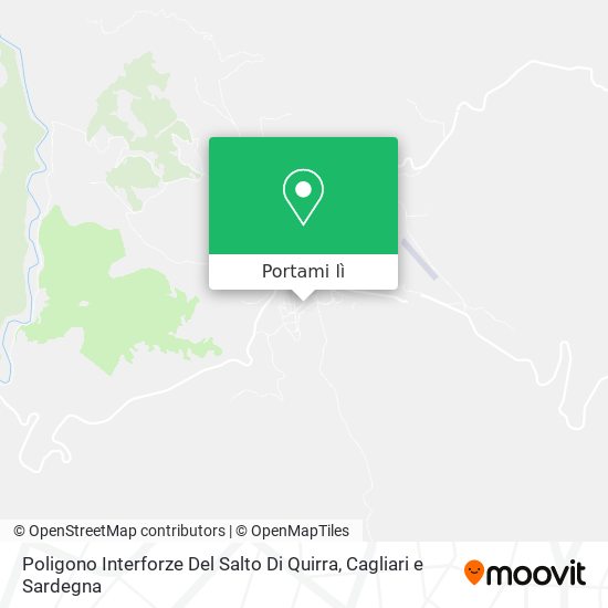 Mappa Poligono Interforze Del Salto Di Quirra