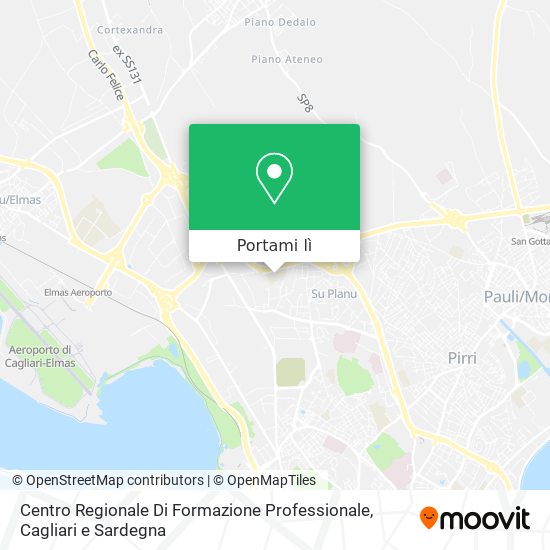 Mappa Centro Regionale Di Formazione Professionale