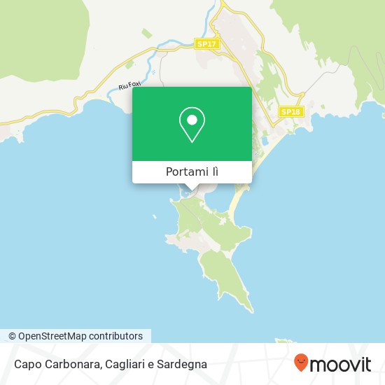 Mappa Capo Carbonara