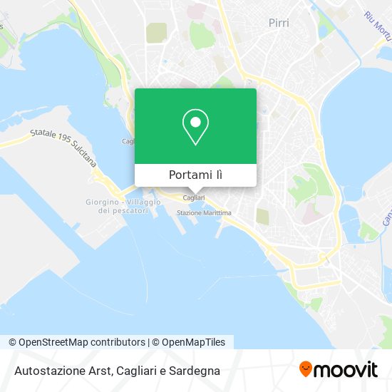 Mappa Autostazione Arst