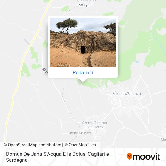 Mappa Domus De Jana S'Acqua E Is Dolus