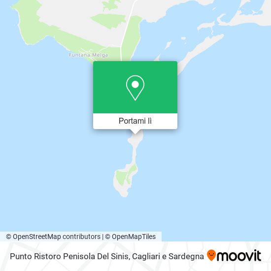 Mappa Punto Ristoro Penisola Del Sinis