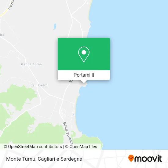 Mappa Monte Turnu
