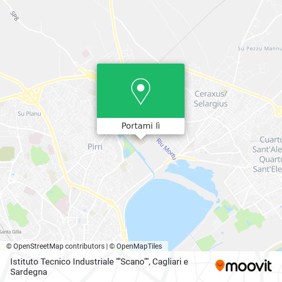 Mappa Istituto Tecnico Industriale ""Scano""