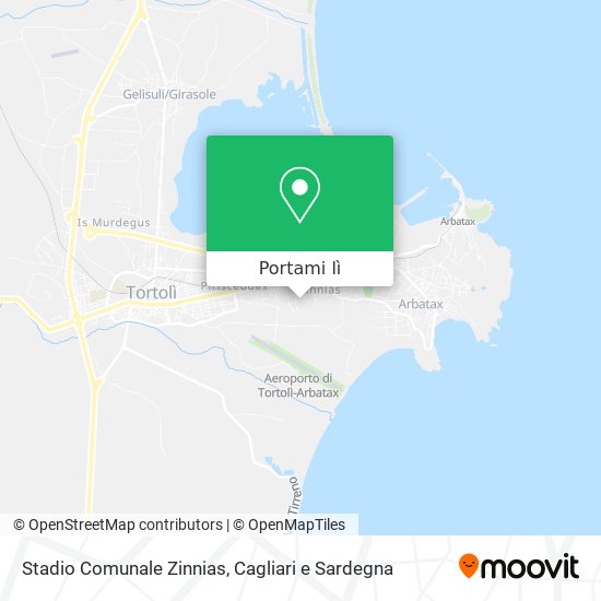 Mappa Stadio Comunale Zinnias
