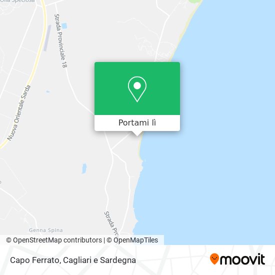 Mappa Capo Ferrato