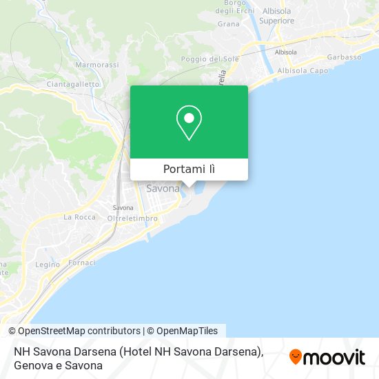 Mappa NH Savona Darsena