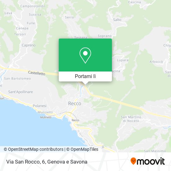 Mappa Via San Rocco, 6