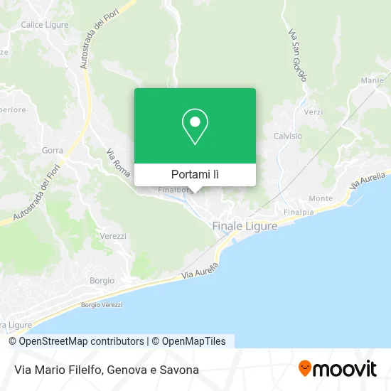 Mappa Via Mario Filelfo