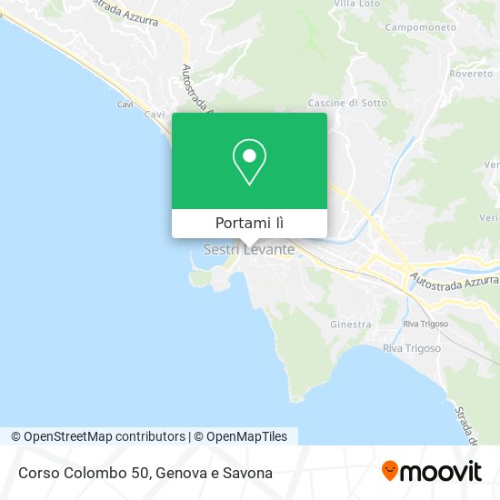 Mappa Corso Colombo  50