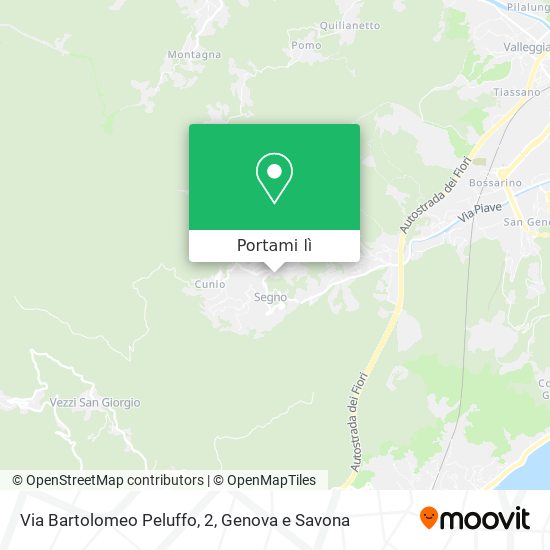 Mappa Via Bartolomeo Peluffo, 2