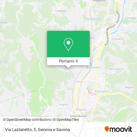 Mappa Via Lazzaretto, 5