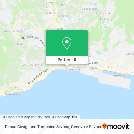 Mappa Dr.ssa Caviglione Tomasina Silvana