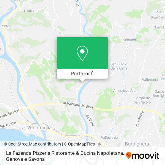 Mappa La Fazenda Pizzeria,Ristorante & Cucina Napoletana