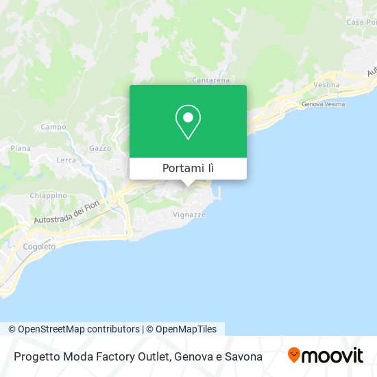 Mappa Progetto Moda Factory Outlet