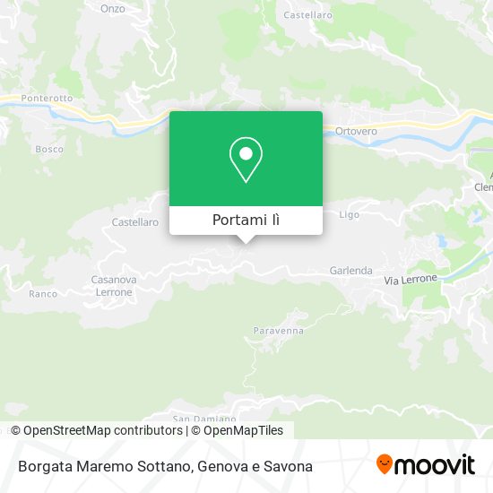 Mappa Borgata Maremo Sottano