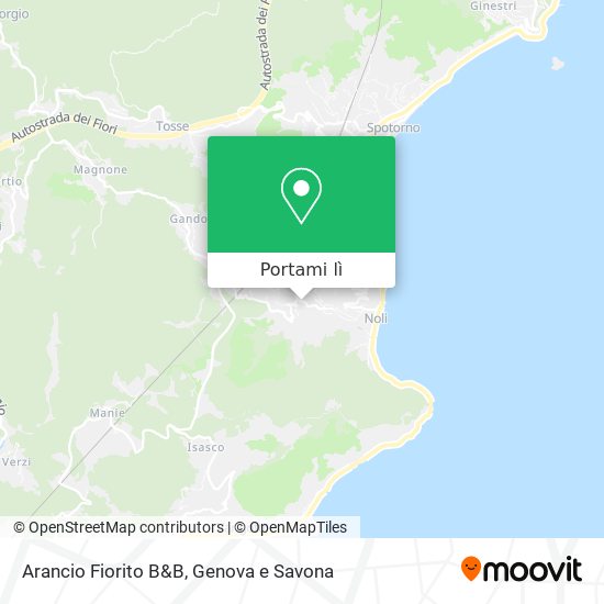 Mappa Arancio Fiorito B&B