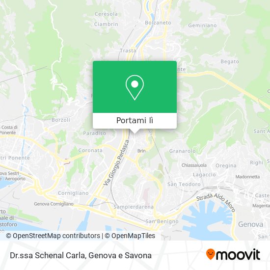 Mappa Dr.ssa Schenal Carla