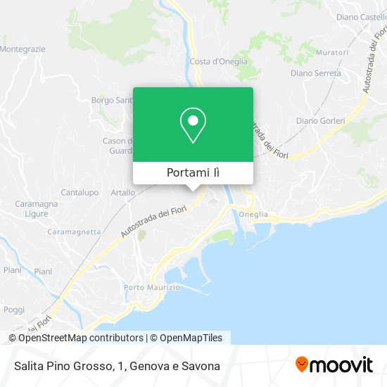 Mappa Salita Pino Grosso, 1