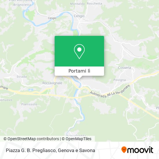 Mappa Piazza G. B. Pregliasco